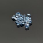 Baby swiss blue topazas